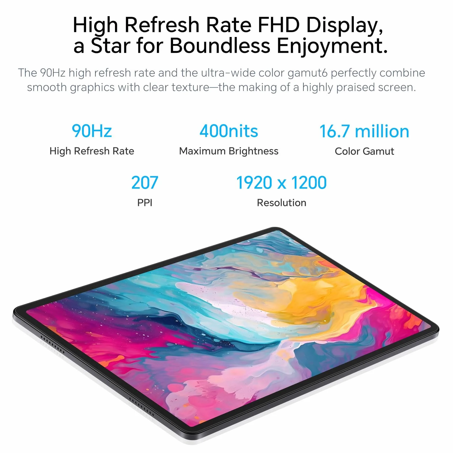 Honor Pad X8A 4GB 128GB, Ampliable hasta 1TB, WiFi Tablet, Pantalla de 11 Pulgadas 90Hz, Snapdragon 680, 4 Altavoces, Batería 8300mAh, Cuerpo Metálico, Android 14, Google Service, Gris