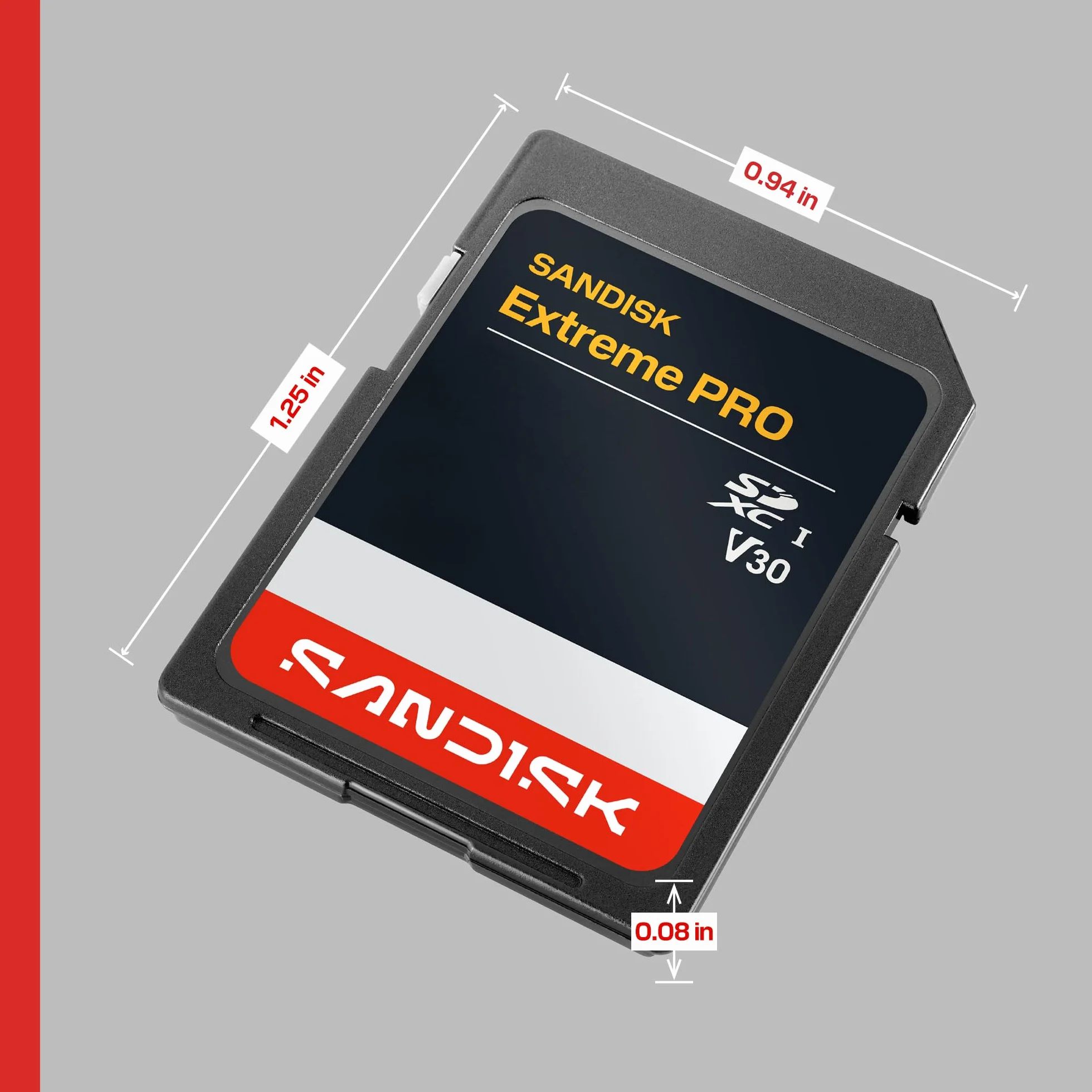 SANDISK Extreme Pro Tarjeta SD UHS-I de 128 GB (con hasta 250 MB/s de Velocidad de Lectura y 120 MB/s de Escritura, vídeos en 4K UHD, U3, V30) Memory Zone App