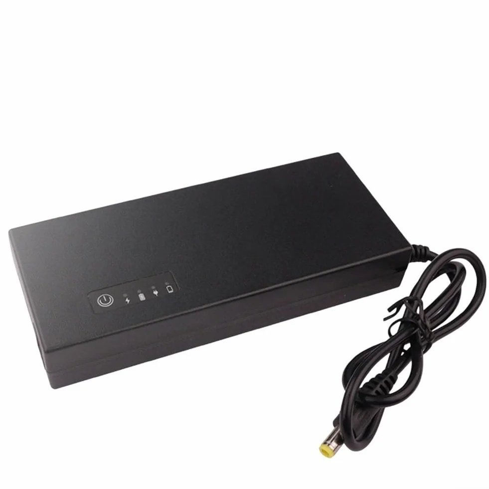 UPS DC 12V 3A para router y módem óptico, fuente de alimentación ininterrumpida con batería de respaldo de 10400 mAh, defensa de sobrecarga, banco de energía portátil de 12 V