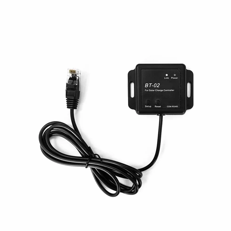 SolaMr BT-02 Bluetooth Módulo de Comunicación Monitor de Datos con RS485 Función de Comunicación Adaptador para Esmart4 y NS / RS Series MPPT Solar Charge Controller