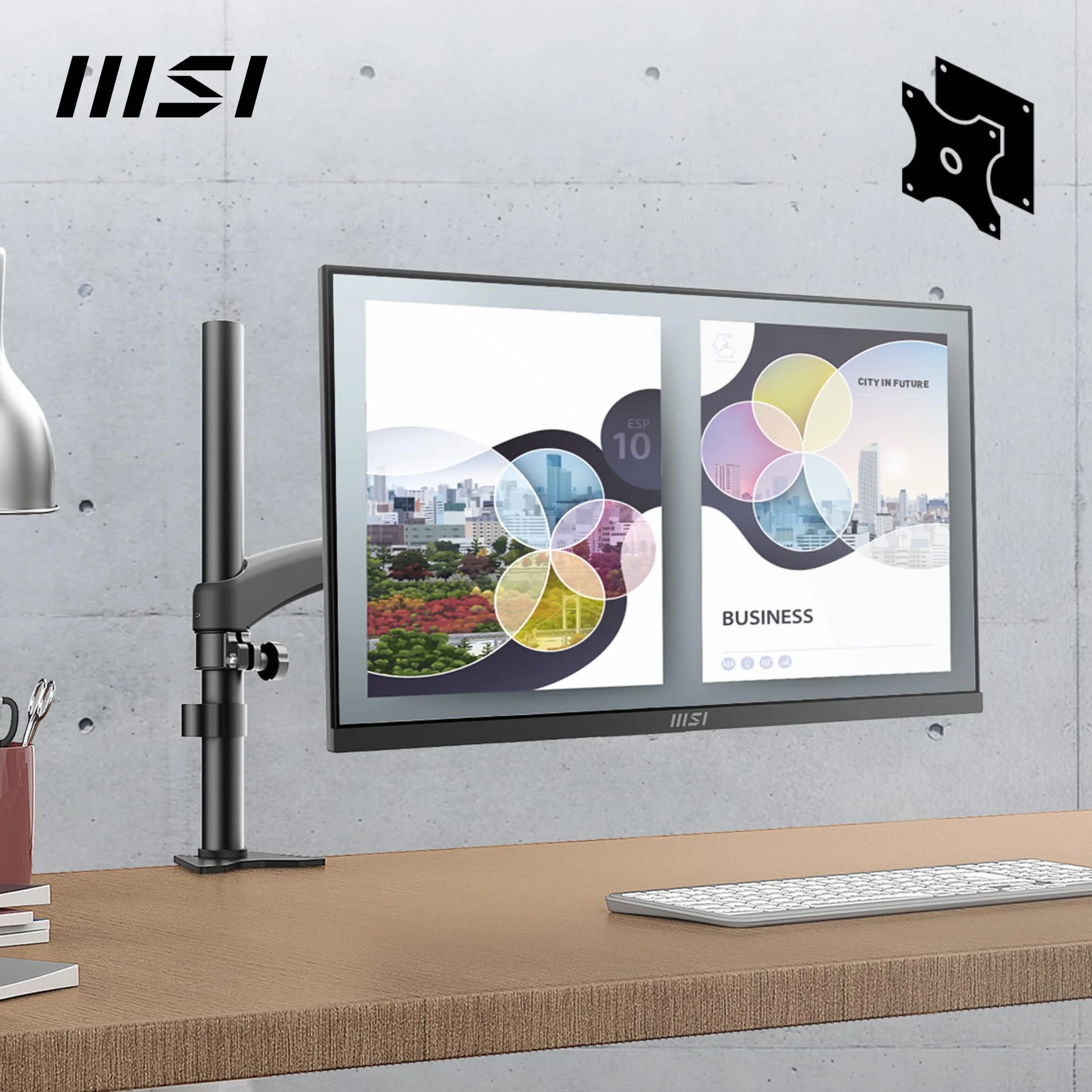 MSI Pro MP252 Monitor Profesional 24.5" Full HD IPS 1920x1080 100Hz Eye-Friendly Altavoces Integrados HDMI 2.0b DisplayPort 1.4a