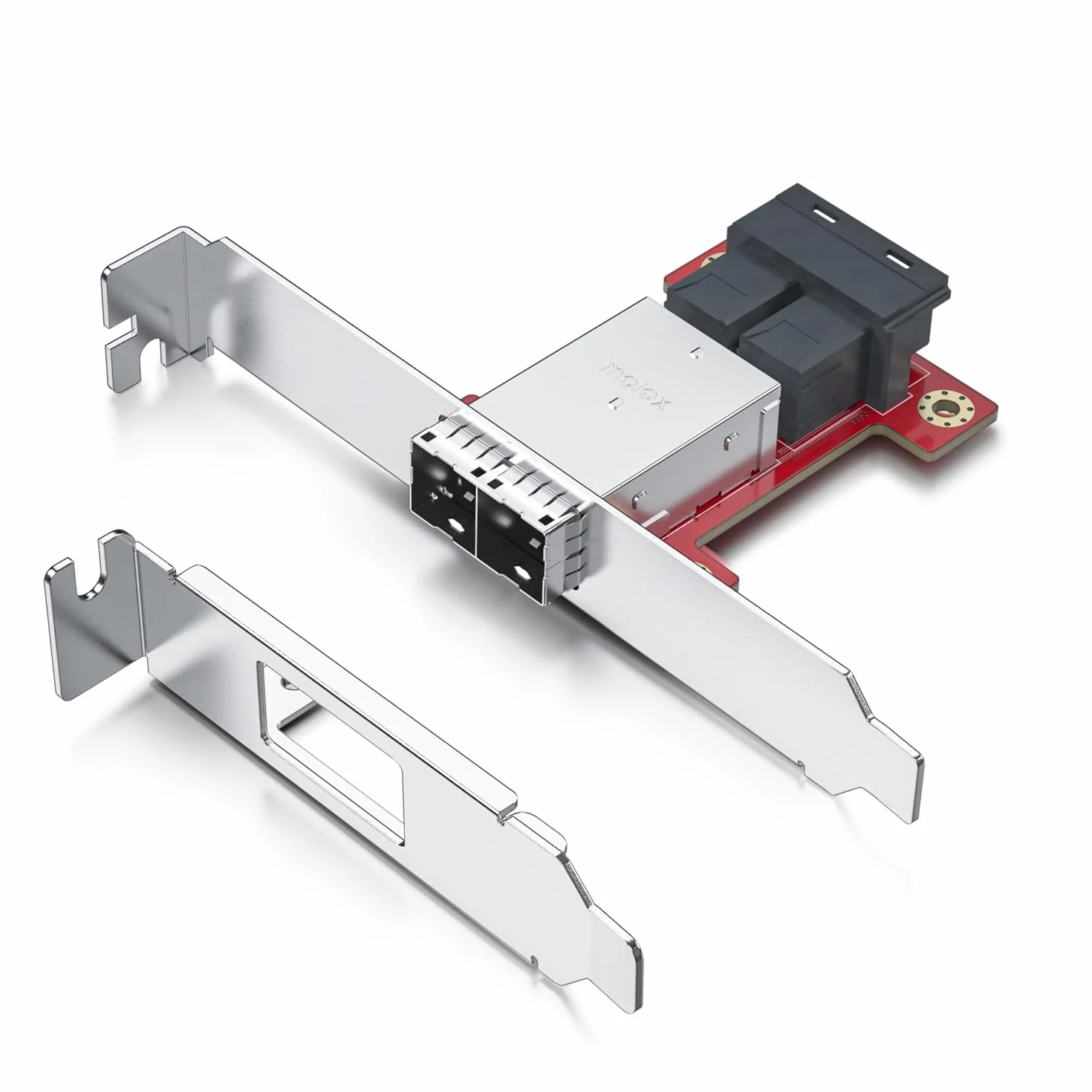 10Gtek Mini SAS Adapter SFF-8643 to SFF-8644 Dual Port Mini SAS Adapter