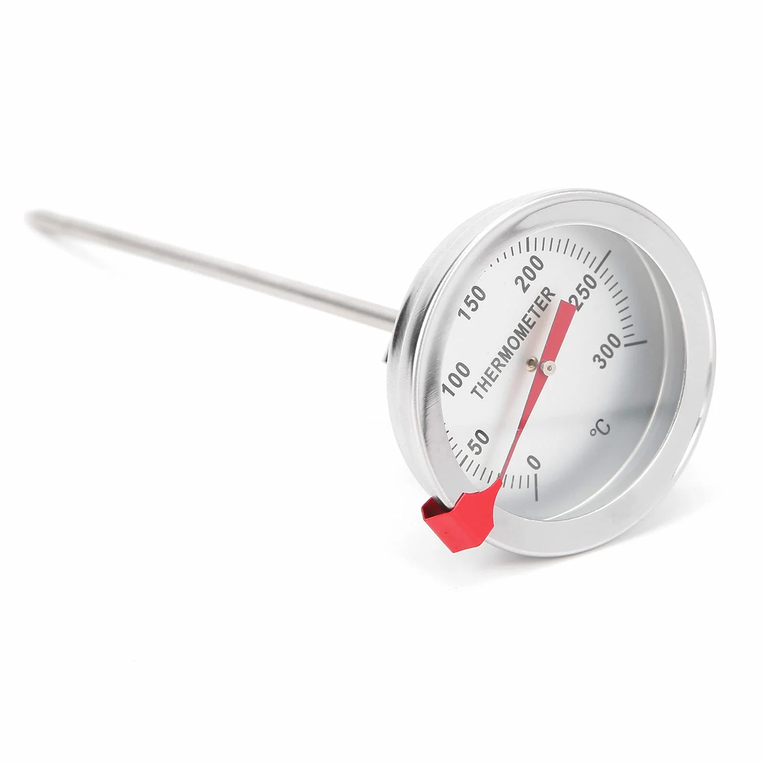Tnfeeon Termómetro de Cocina Acero Inoxidable 50°C-300°C 12 Pulgadas Freír Asar