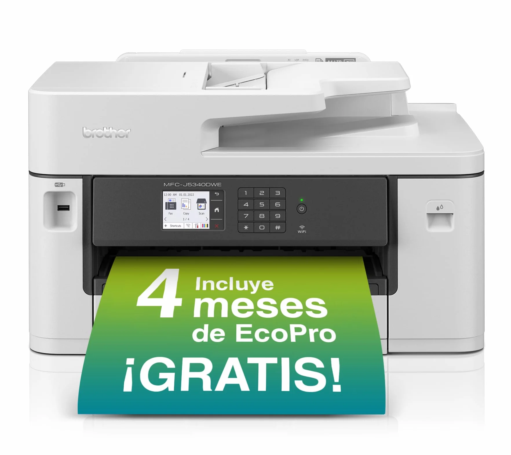 Brother MFC-J5340DWE Equipo Multifunción Profesional de Tinta A4 con Impresión hasta A3