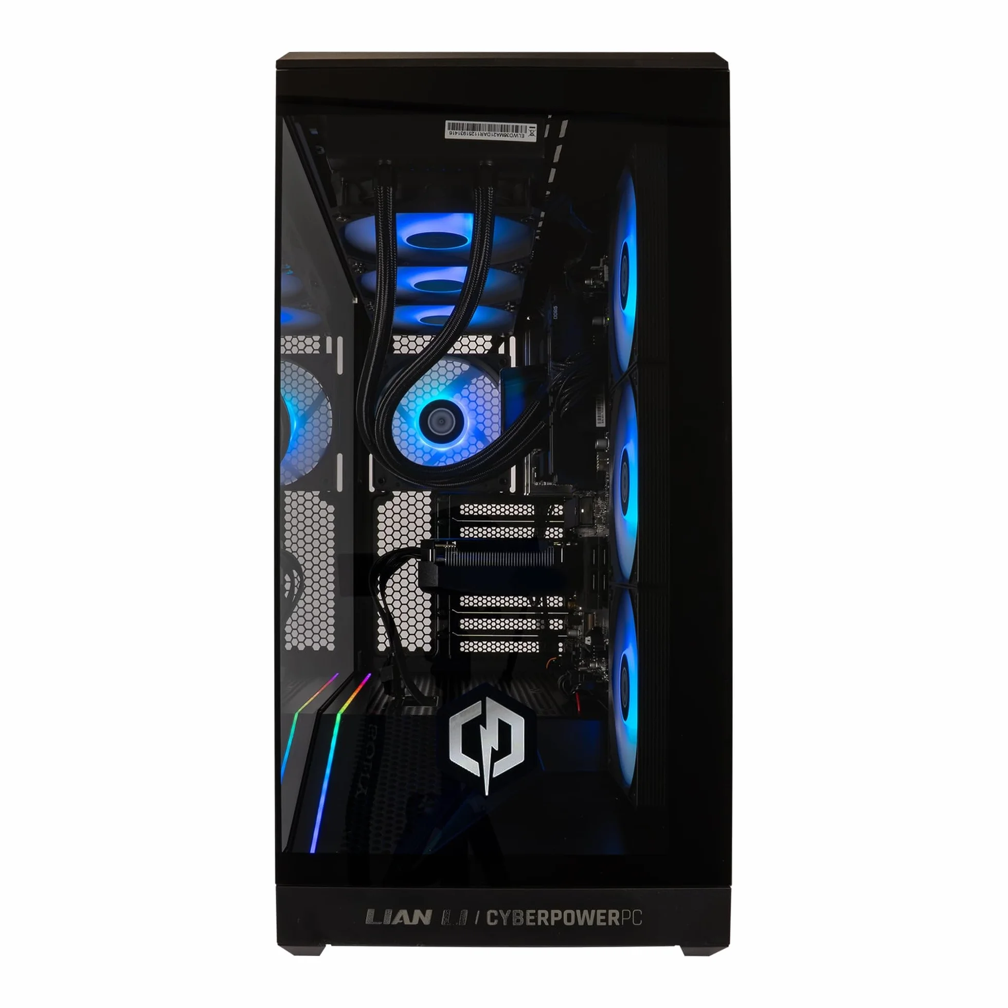 CYBERPOWERPC Luxe Gaming PC - AMD Ryzen 7 9800X3D, Nvidia RTX 5070 Ti 16GB, 32GB RAM, 1TB NVMe SSD, 750W 80+ PSU, Wi-Fi, Refrigeración a Liquido CPU, Windows 11, V100R RGB