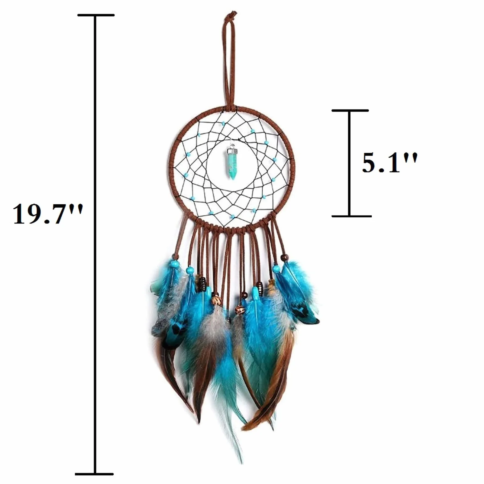 Atrapasueños con Plumas para Niños Decoración Habitación Familiar