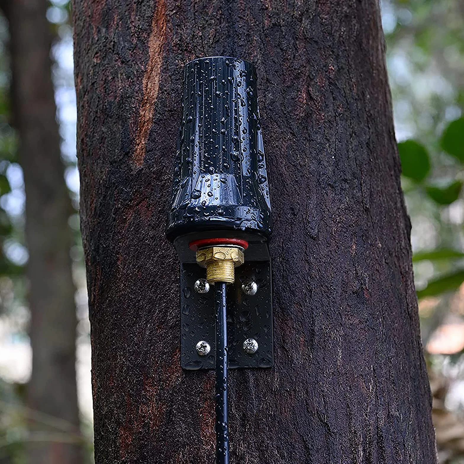 Bingfu Antena 4G LTE para Exteriores 5dBi Impermeable Antena de Montaje en Pared con SMA Hembra a Doble SMA Macho Cable Divisor Compatible con gsm 3G 4G LTE Router Gateway Cellular Trail Camera