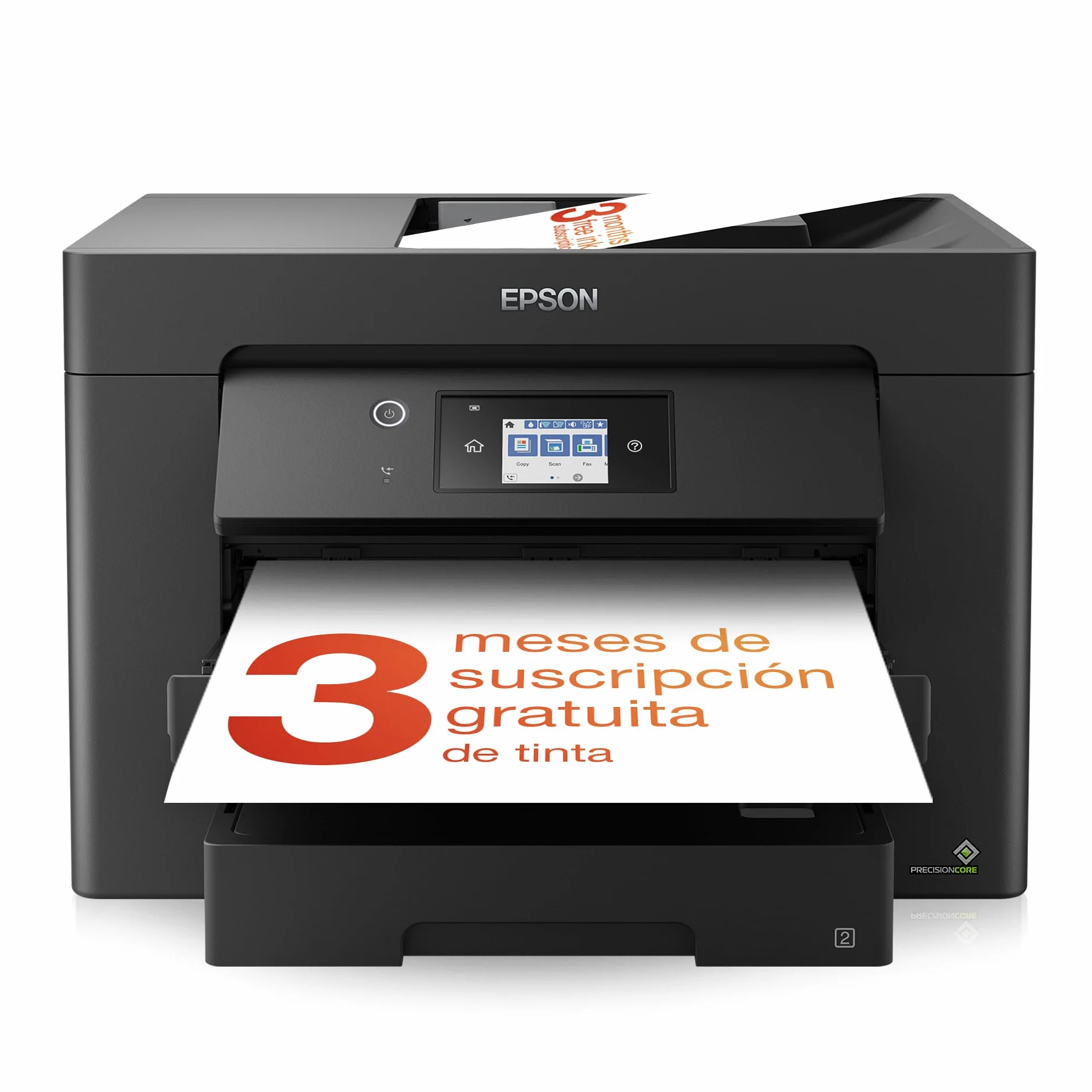 Epson Impresora de inyección de Tinta multifunción Workforce WF-7830DTWF A3 con conectividad inalámbrica y 3 Meses Gratis de suscripción de Tinta ReadyPrint*