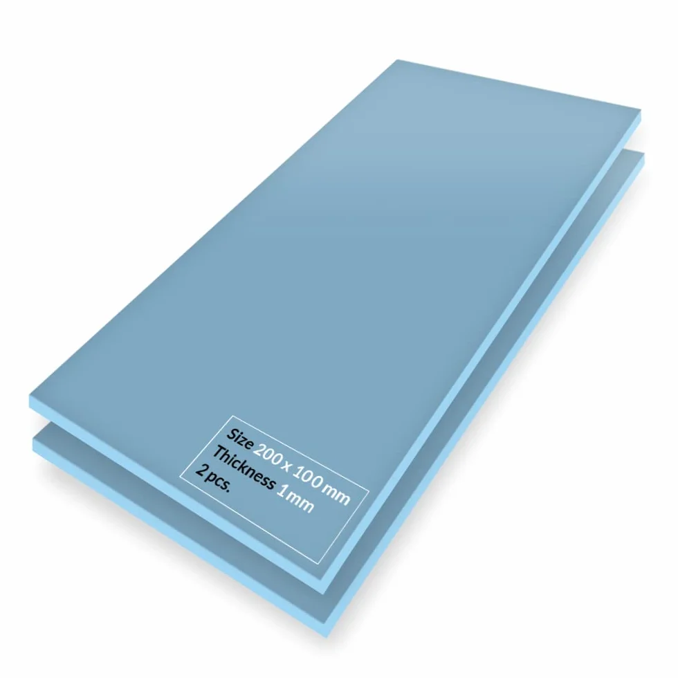 ARCTIC TP-3: Premium Performance Thermal Pad, 200x100x1,0 mm (Apilable hasta 2,0 mm sin pérdida de rendimiento), 2 Piezas - Pad Termico, Alto rendimiento, Particularmentesuave, Relleno ideal de huecos