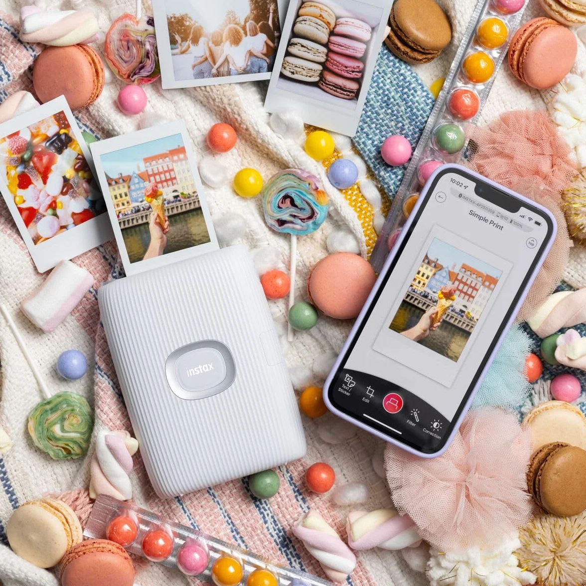 instax Mini LINK2 Clay White, Impresora para teléfonos, Blanca