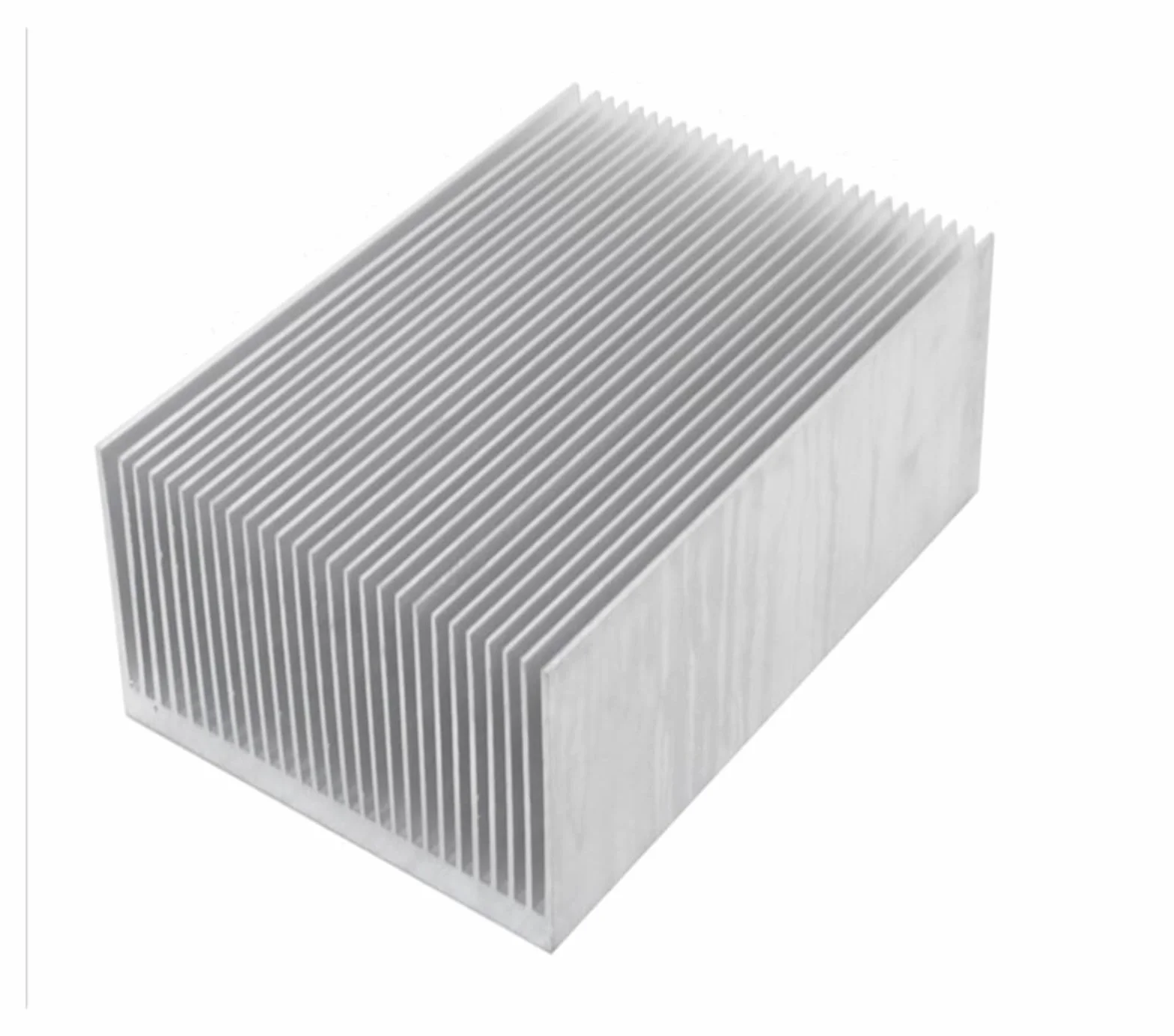 1 disipador de calor de aluminio para disipador de calor de refrigeración para CPU LED fuente de alimentación con cinta térmica de respaldo (SK23, longitud 150 mm)