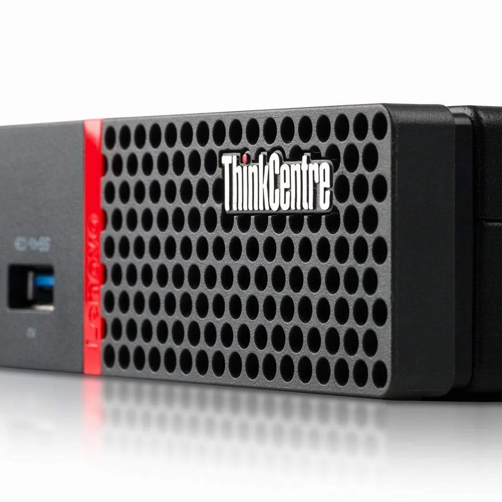 Lenovo ThinkCentre M900 - Mini ordenador de escritorio con pantalla de 24", Intel Core i5-6500, 8 GB de RAM, SSD 256 GB, WiFi, Bluetooth, teclado QWERTY americano, Windows 11 Pro (reacondicionado)