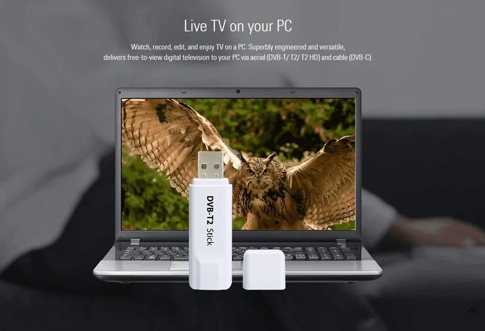 MyGica® Sintonizador TDT HD (DVB-T2) USB de Televisión Digital en Alta Definición Grabador PVR -Compatible con Windows 10/8 / 7 / Vista y XP