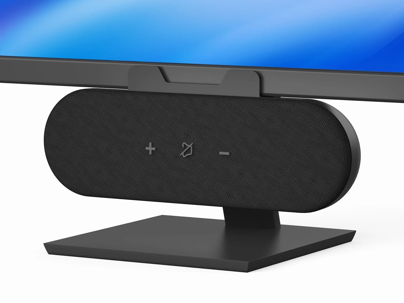 ZETIY Altavoz de PC de 12 W, barra de sonido con monitor USB, diseño de clip, mini caja de altavoces para portátil, sonido estéreo HD, Plug & Play para ordenador, escritorio y portátil