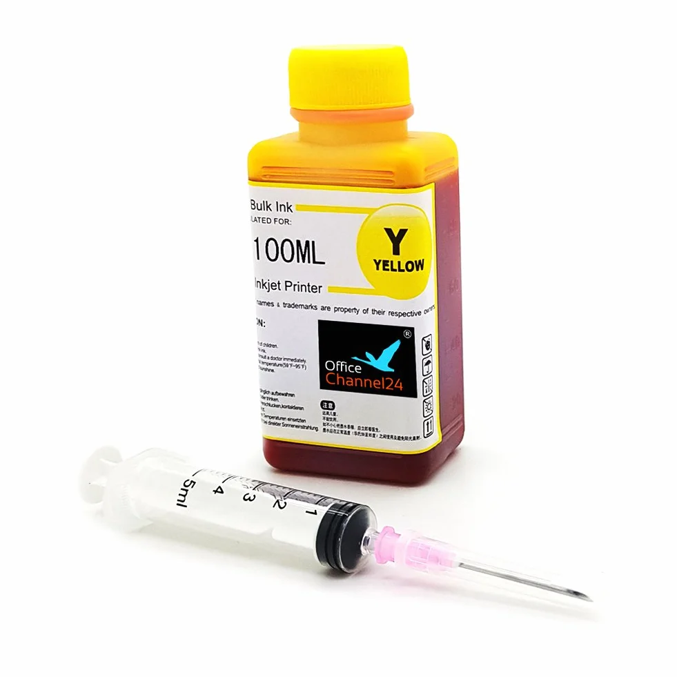 Kit de Recarga de Tinta 550 ml Compatible con Cartuchos HP 301 y 301XL – Incluye Negro, Cian, Magenta y Amarillo – Apto para impresoras HP DeskJet, Envy y OfficeJet indicadas