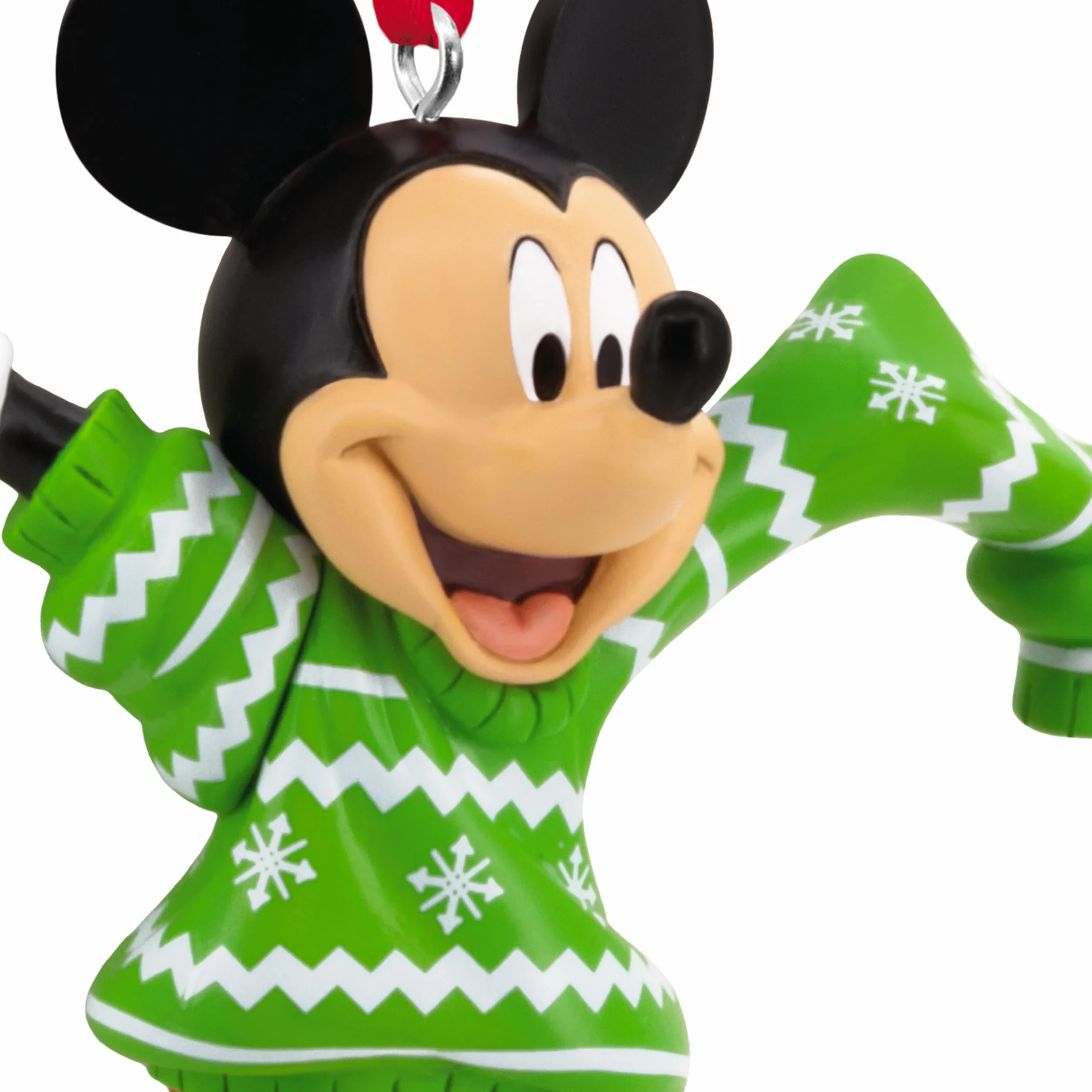 Hallmark Adorno de Mickey Mouse Puente de Gran Tamaño, Decoración de Árbol Disney, Adorno Colgante de Navidad