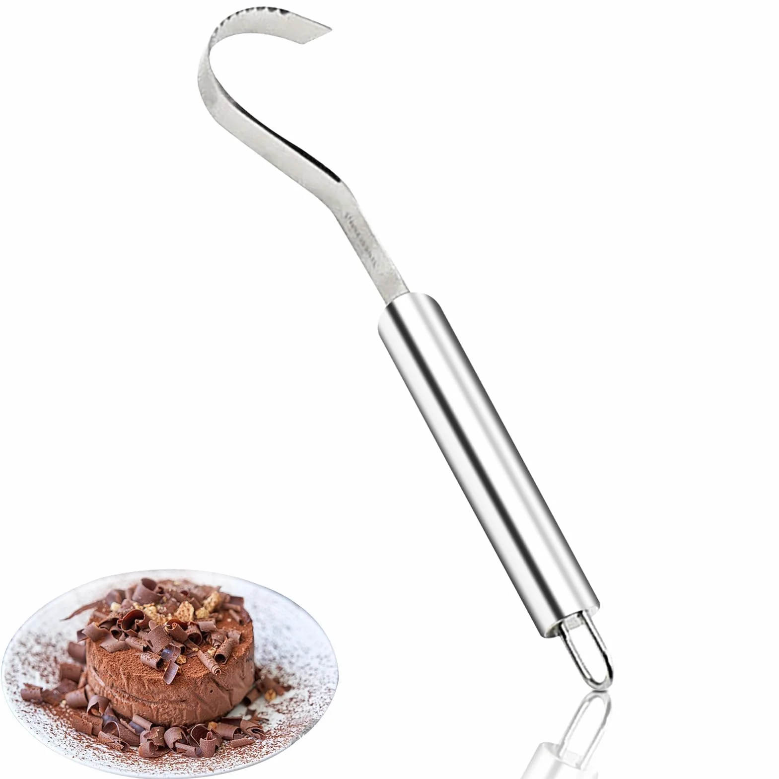 Raspador de mantequilla y queso de acero inoxidable, rallador de chocolate para cocina