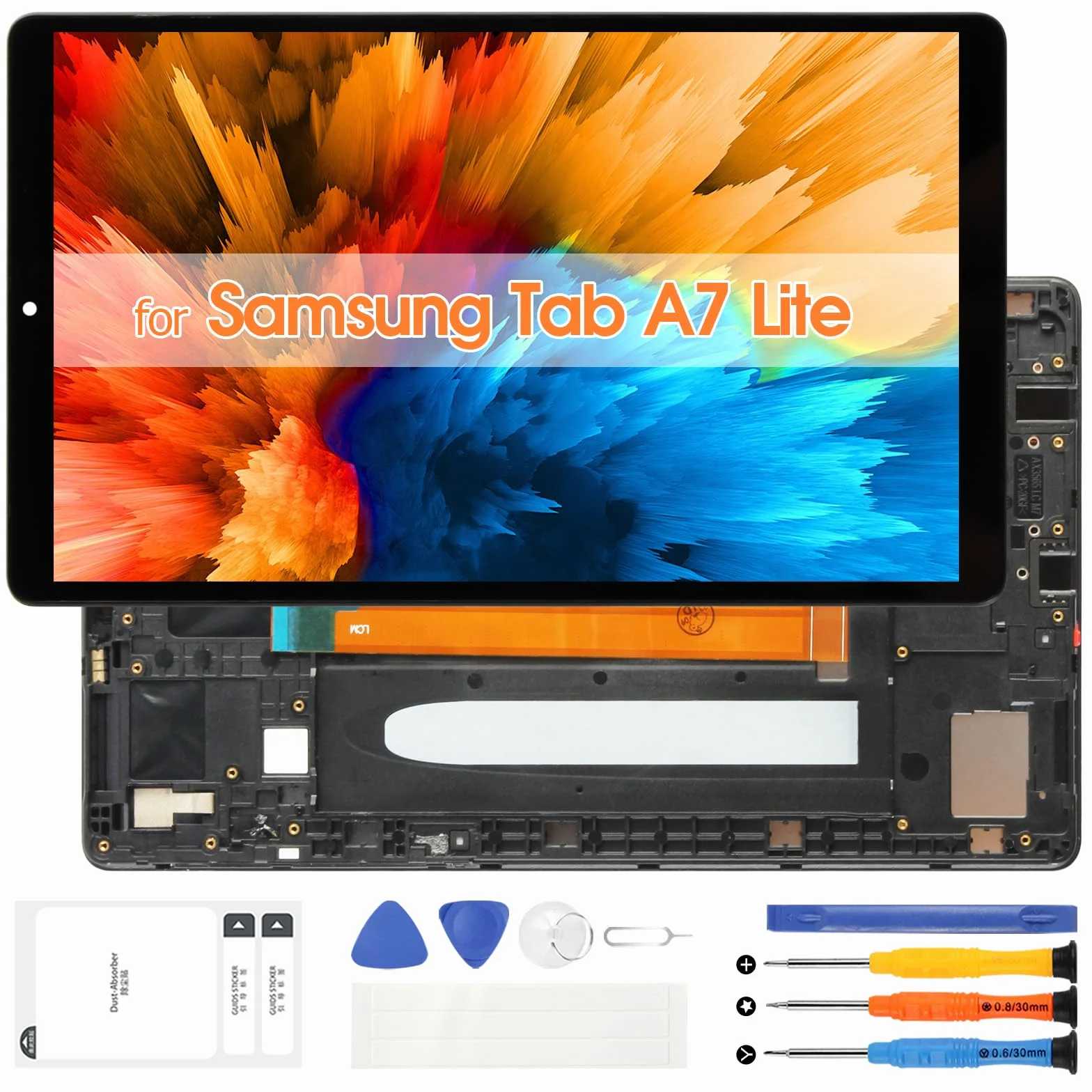 Pantalla LCD para Samsung Galaxy Tab A7 Lite SM-T220 - para Galaxy Tab A7 Lite LCD Display Touchscreen para Samsung T220 LCD Digitalizador Pantalla Táctil Pantalla de Repuesto Asamblea Kit 8.7”