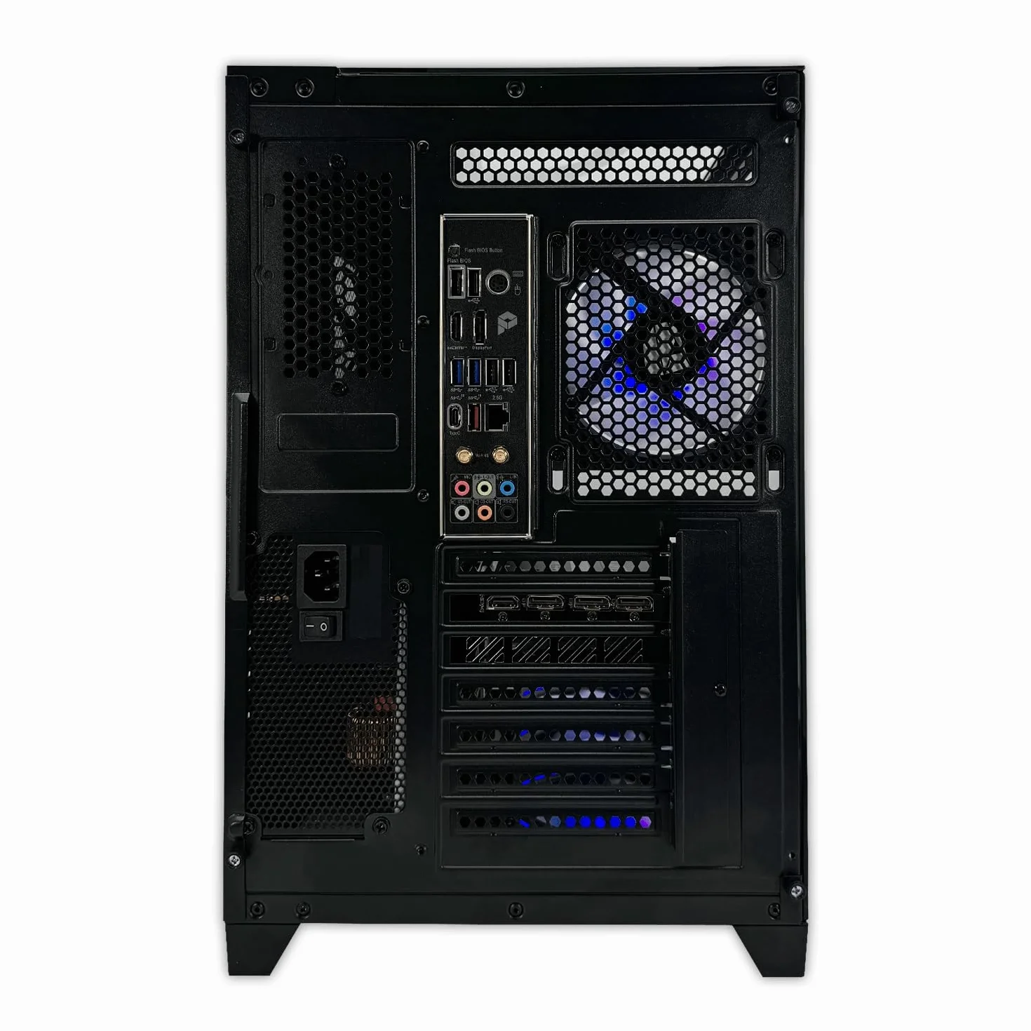 NitroPC - PC Gaming Extremo (Intel Core i7 12700K 12/20 5.0GHz, RTX 5060 Ti 16GB, RAM 32GB, M.2 2TB, Windows 11 Pro, iluminación RGB, WiFi) Ordenador de sobremesa, PC Gamer (Negro)