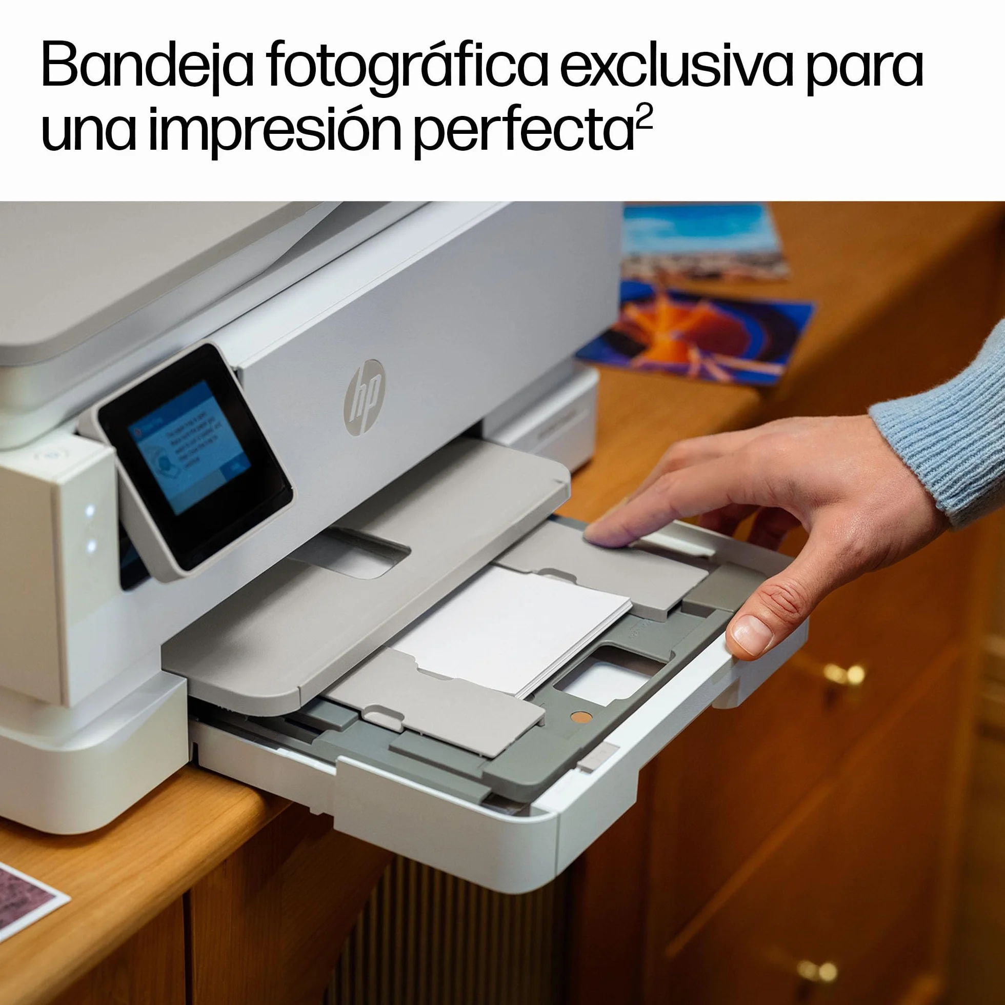 HP Envy Photo 7930, Impresora multifunción de inyección de Tinta A4 a Color, Wi-Fi Doble Banda, impresión automática a Doble Cara, ADF de 35 Hojas, Bandeja para Fotos, 6 Meses de Instant Ink