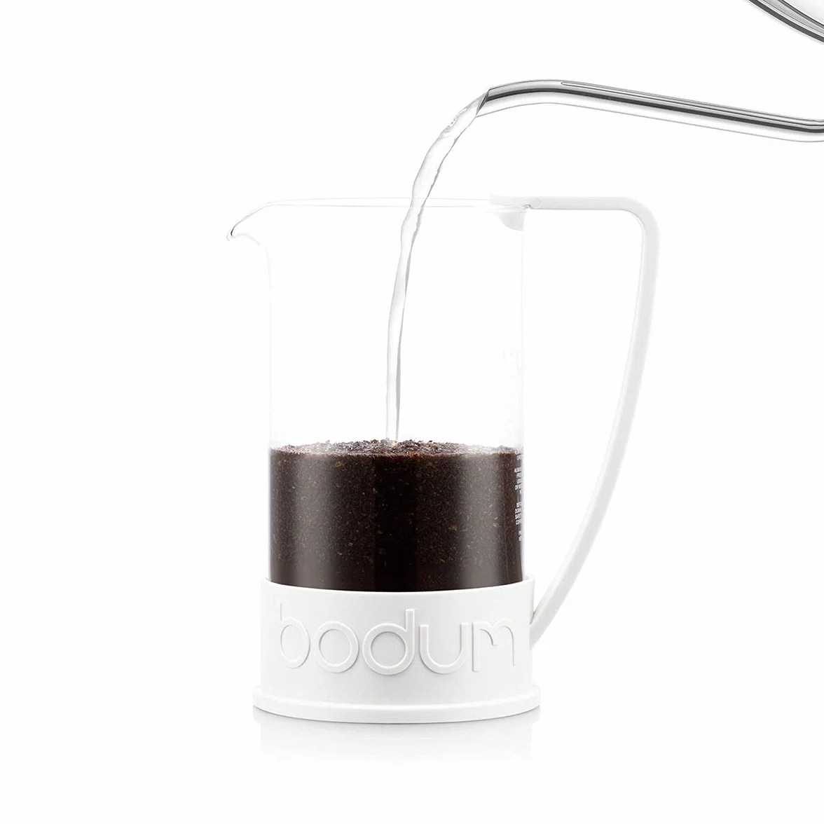Bodum Brazil Cafetera 8 tazas 1 l plástico blanco crema
