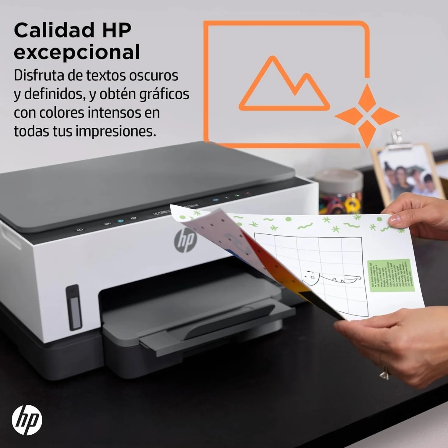 HP Smart Tank 7005 28B54A - Impresora A4 Multifunción con Deposito de Tinta Recargable, Impresión a Color, Escaner, Copiadora, Wi-Fi, Smart App, Blanca y Gris Oscuro
