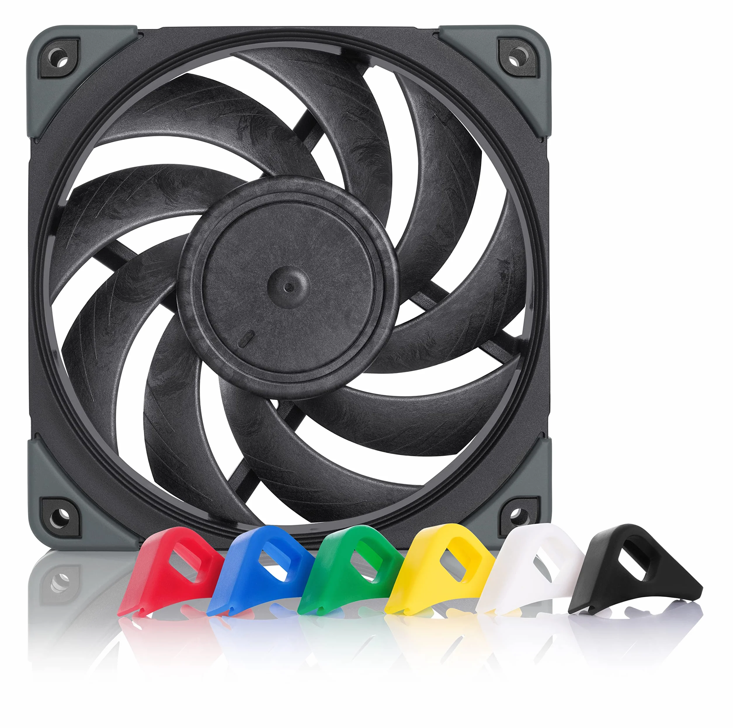 Noctua NF-A12x25 PWM chromax.black.swap, Ventilador Silencioso, 4 Pines (120 mm, Negro)