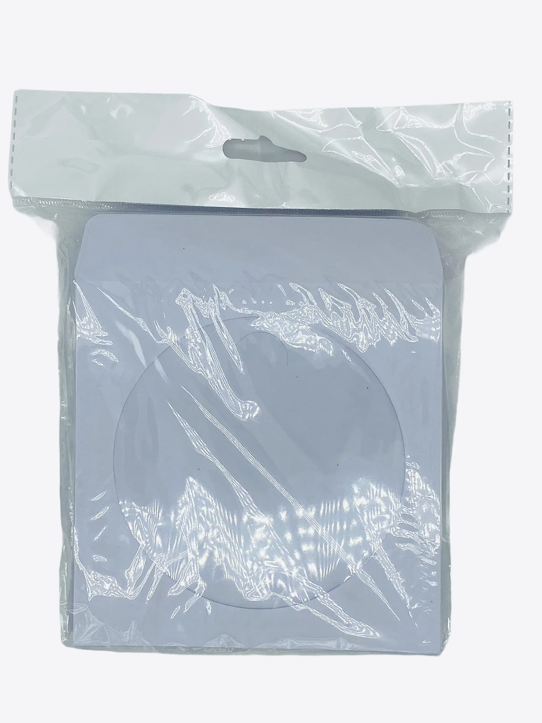DragonTrading® - Lote de 200 sobres de papel para CD/DVD y bluray con ventana transparente