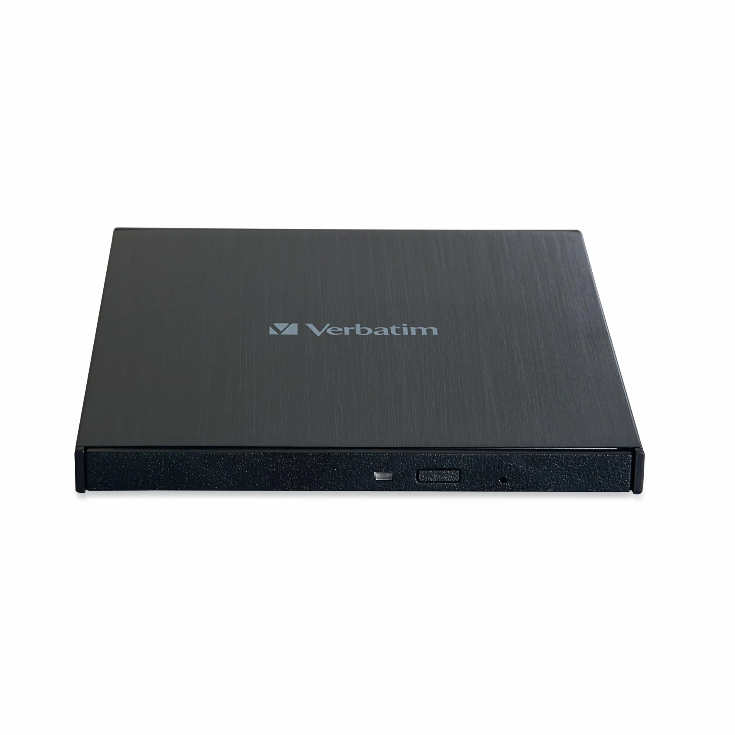 VERBATIM Slimline Grabadora y Reproductor de Blu-ray externa compacta I USB 3.2 con conexión USB-C I Ultra HD 4K I negro