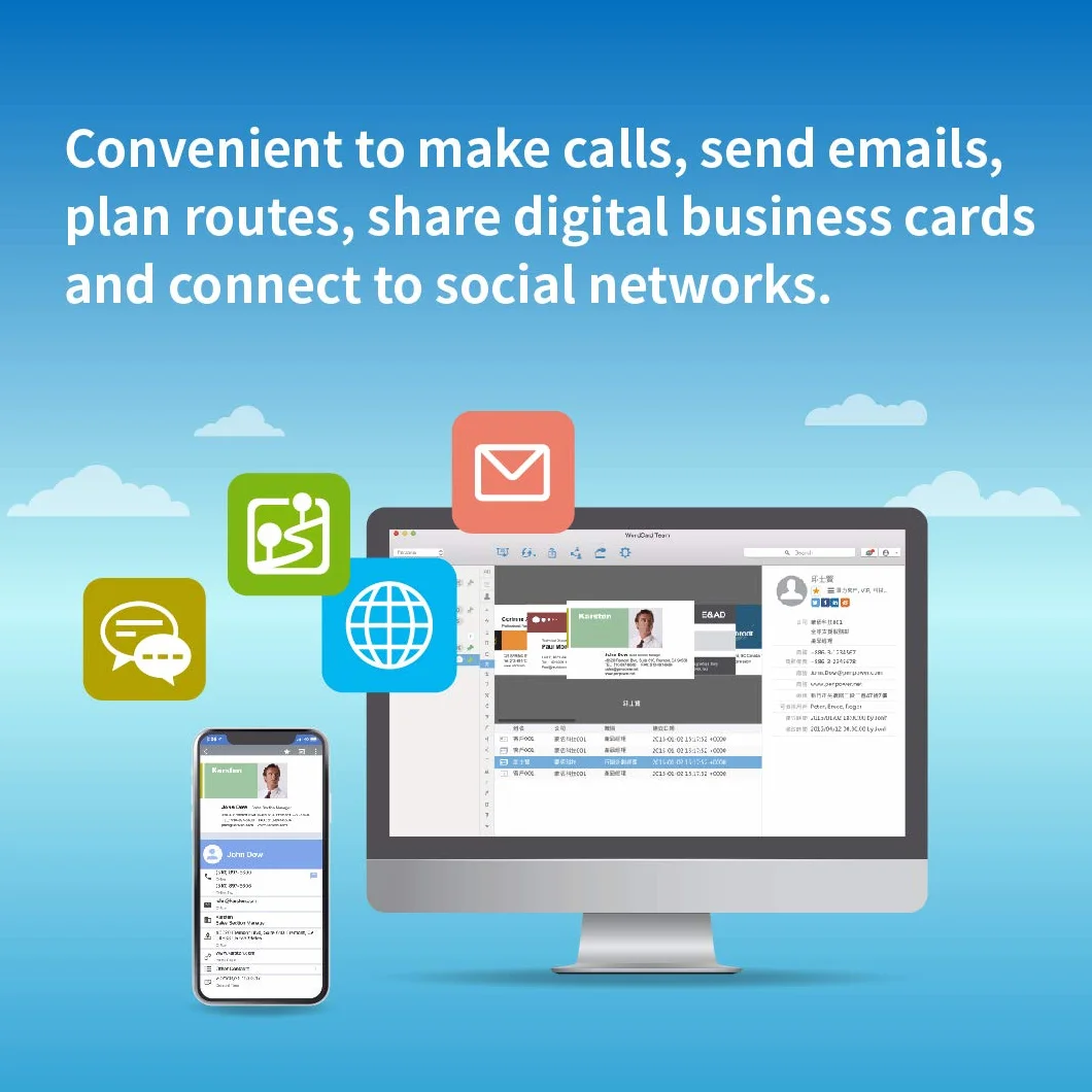 PenPower WorldCard Cloud (suscripción de 1 año, 1 Usuario) - Guarda y gestiona Tus contactos en la Nube.