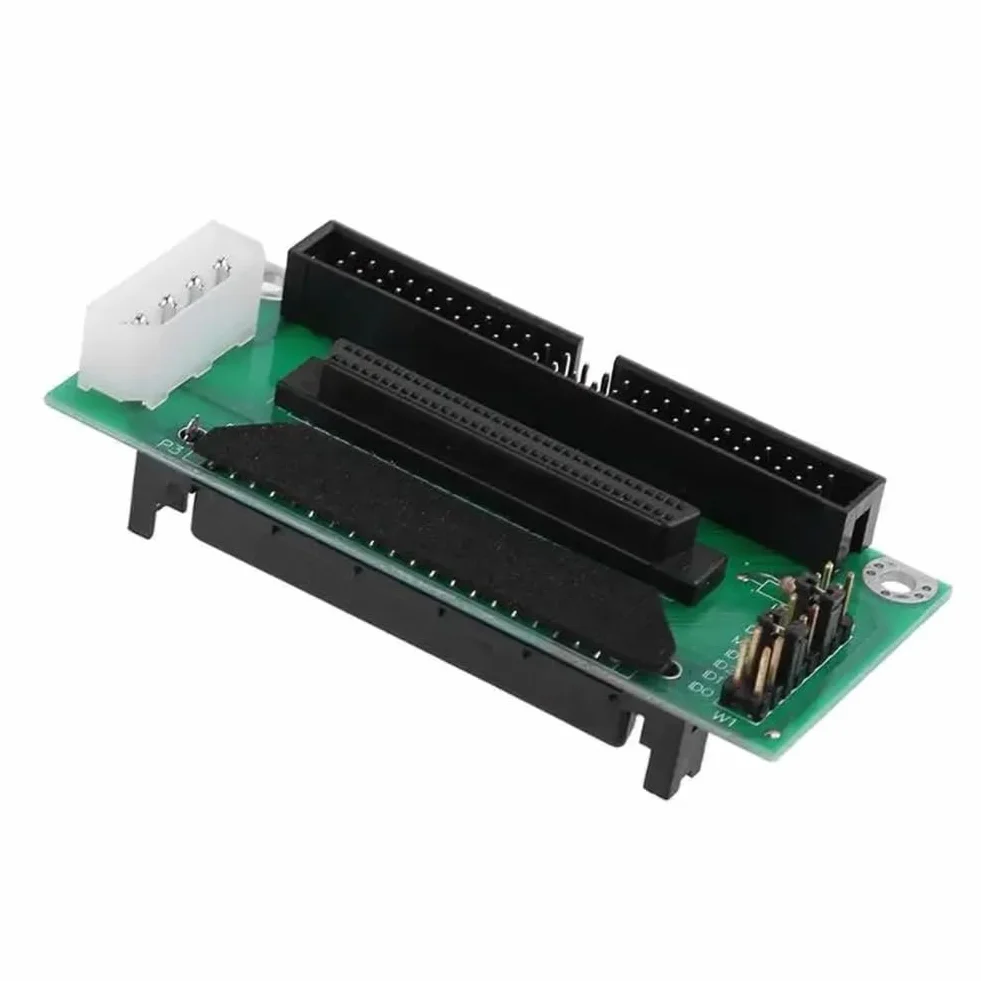 SCSI SCA 80 PIN a SCSI 68 IDE 50 Pin Adapter SCSI SCA 80 PIN to 68 50 Disk Convertidor Placa de Tarjetas