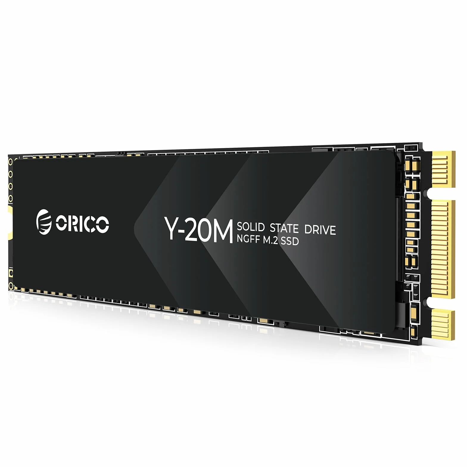 ORICO 512GB M.2 2280 SATA SSD, SATA III 6Gbps M2 SSD con Clave B+M, 500 MB/s Unidad de Estado Sólido Interna para Sobremesa/Portátil - Y20M