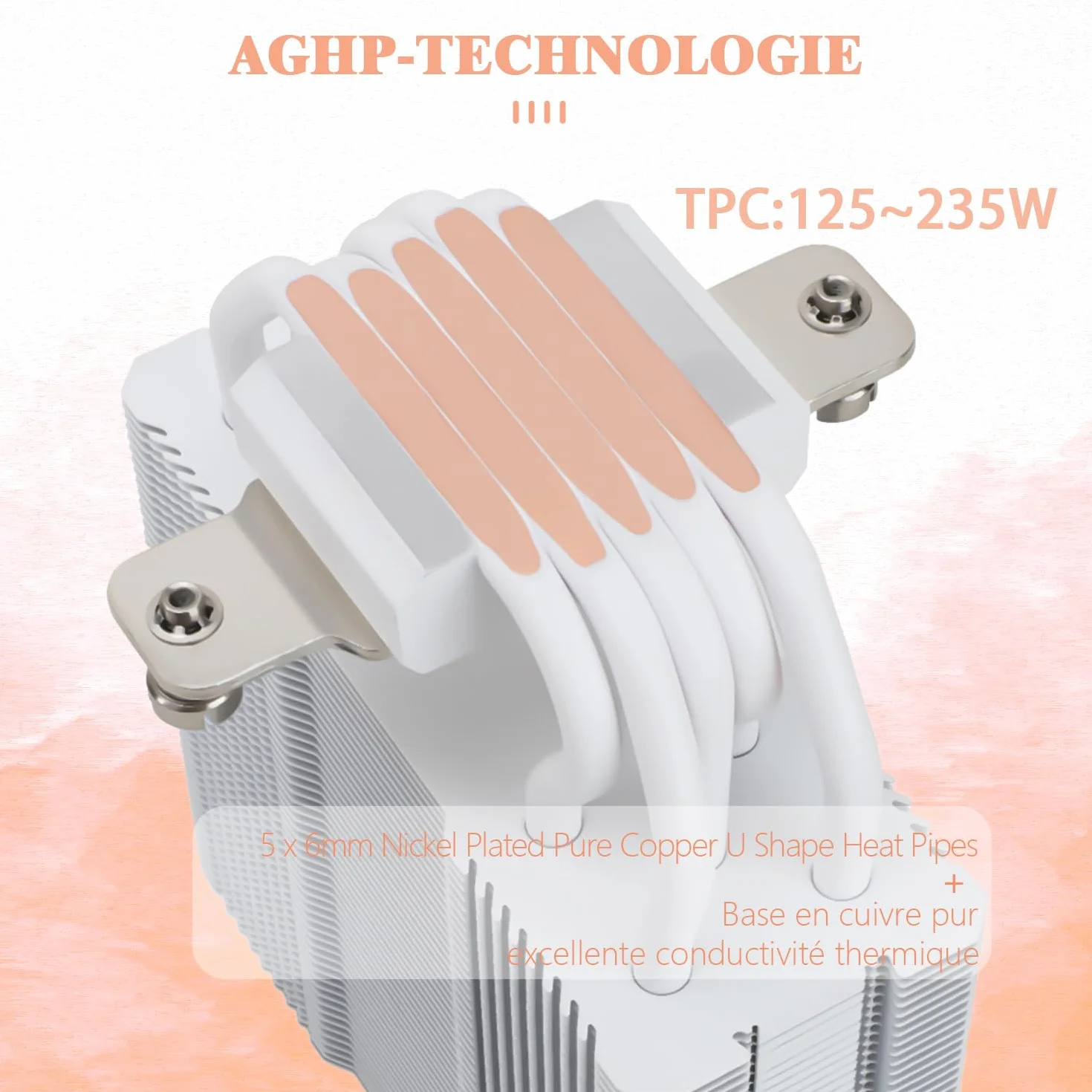 Thermalright Assassin King 120 SE ARGB CPU Air Cooler, AK120 SE ARGB, 5 Heatpipes, Tecnología AGHP, TL-C12CW-S PWM Quiet Fan CPU Cooler con rodamiento S-FDB, para AMD AM4 AM5/Intel 1151/1155/1200/1700