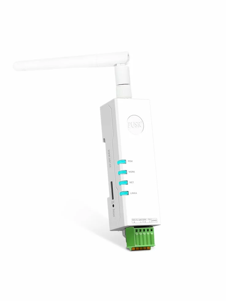 Módem de montaje en riel DIN 4G RS485 a puerta de enlace Modbus celular Cat1 1 RS485 MQTT SSL USR-DR154-E versión EUR (módem 4g)