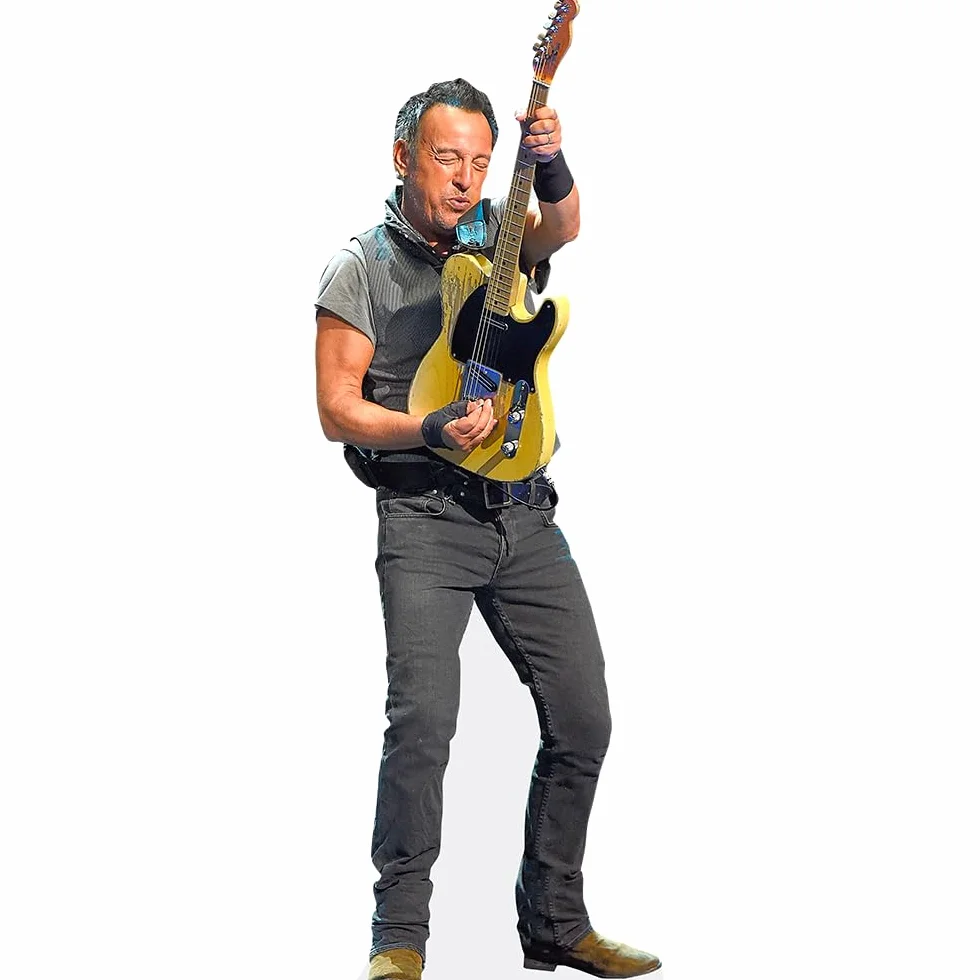Bruce Springsteen Guitar natural size