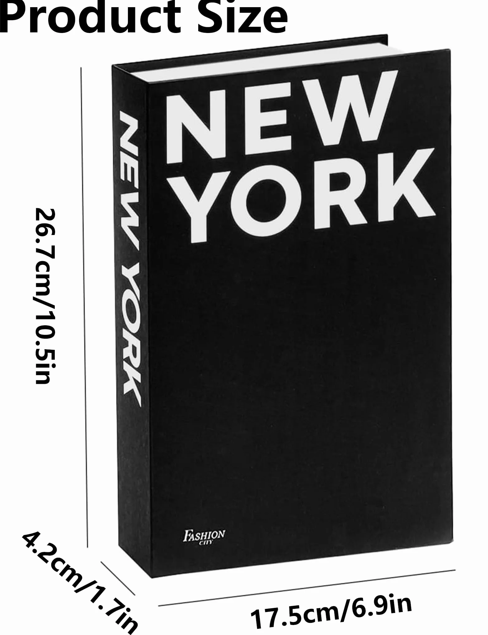 Libros Decorativos Falsos Modernos para Estantería, 6 Piezas Sujetalibros Decorativos