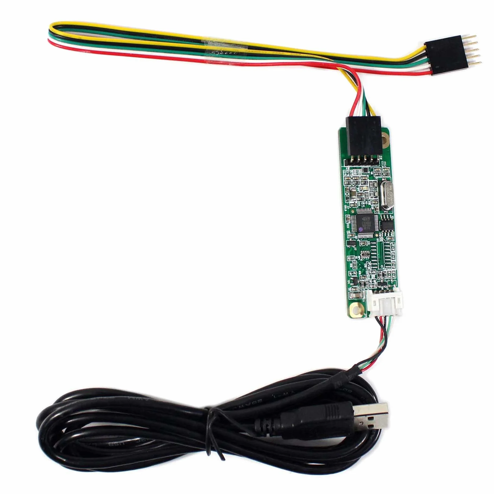 VSDISPLAY Tarjeta controladora de 5 Cables con Puerto USB táctil, Tarjeta de Controlador de Pantalla táctil
