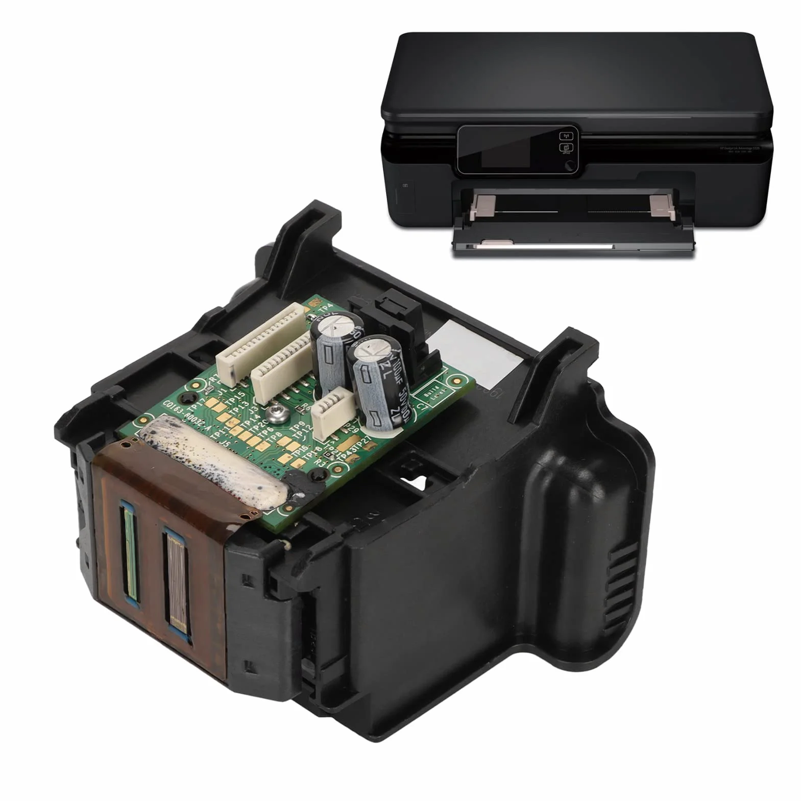 Cabezal de Impresión, Cabezal de Impresora de Repuesto, para Impresoras HP Deskjet 3070 3520 5525 4620 5520 5510 4615