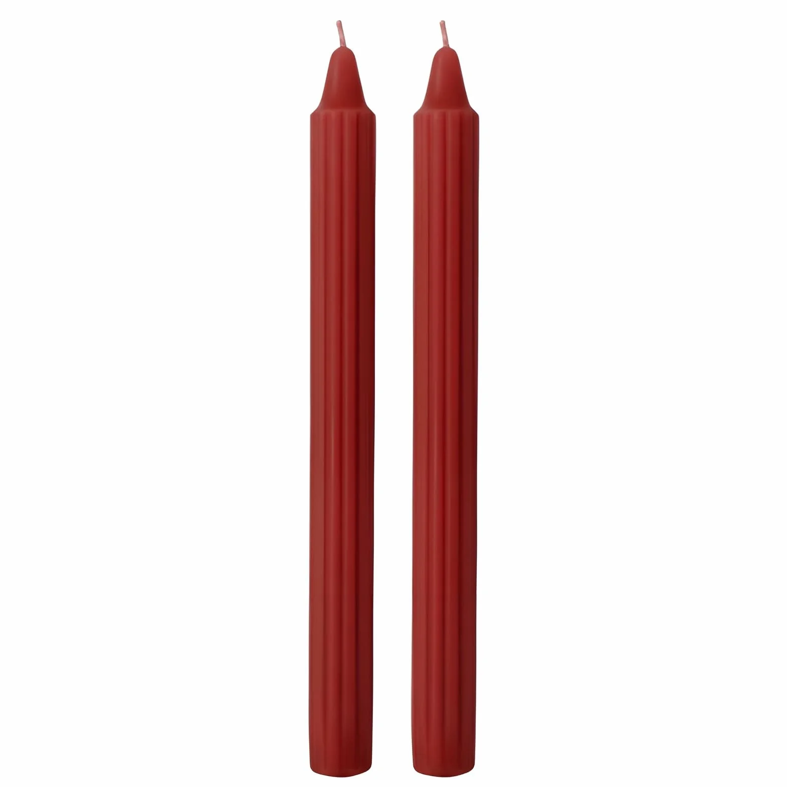 Cereria di Giorgio Risthò Velas dóricas candelabro cera burdeos 2,2x25 cm