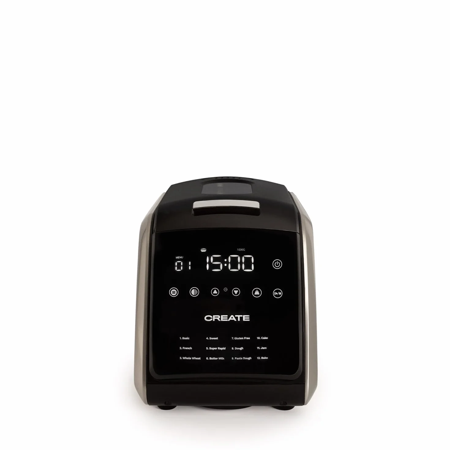 CREATE/CHEF BREAD/Panificadora Automática 850W / 12 programas, pantalla LCD, programable 15 horas, incluye accesorios