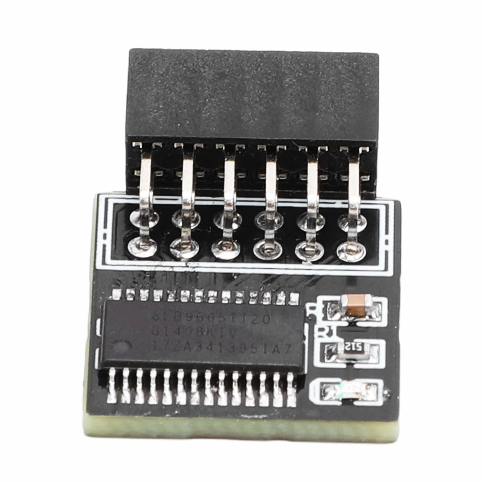 Luocute Módulo TPM2.0, Ahorro de Energía Estable para 11, Compatible con Sistemas 2.0, GC TPM2.0 S, Aplicable para Placas Base con Chips TPM2.0, Interfaz SPI 12pin