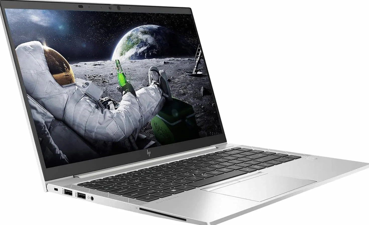 HP EliteBook 845 G8 Business - Ordenador portátil de 14 Pulgadas, Pantalla FHD, AMD Ryzen 5 Pro 5650U, 16 GB de RAM, SSD de 256 GB, Teclado QWERTY, Windows 11 Pro (reacondicionado)