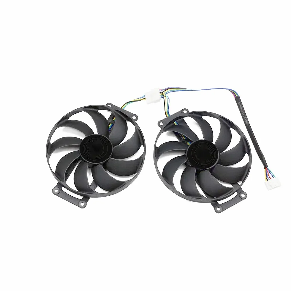 Ventilador para tarjeta gráfica ASUS Dual RTX 2070 EVO V2, RTX 1660 EVO, ASUS Dual GeForce RTX 2060 SUPER EVO V2, 87 mm, juego de 2 unidades