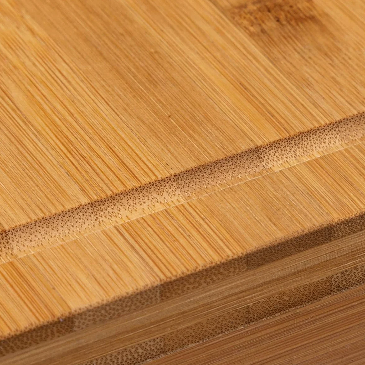 Funda de bambú 3 en 1 para placa de cocina 52x58 cm - Tabla de cortar, protector antiadherente
