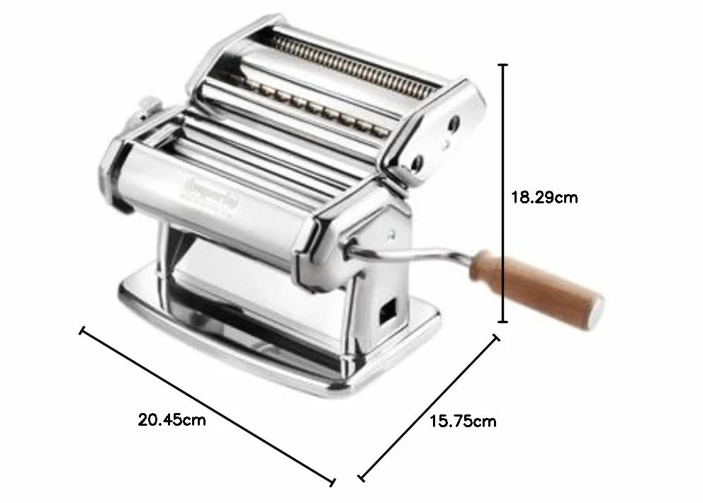 Imperia Sp150 Maquina Pasta Manual Plata 20.3 x 18.3 x 15.7 cm