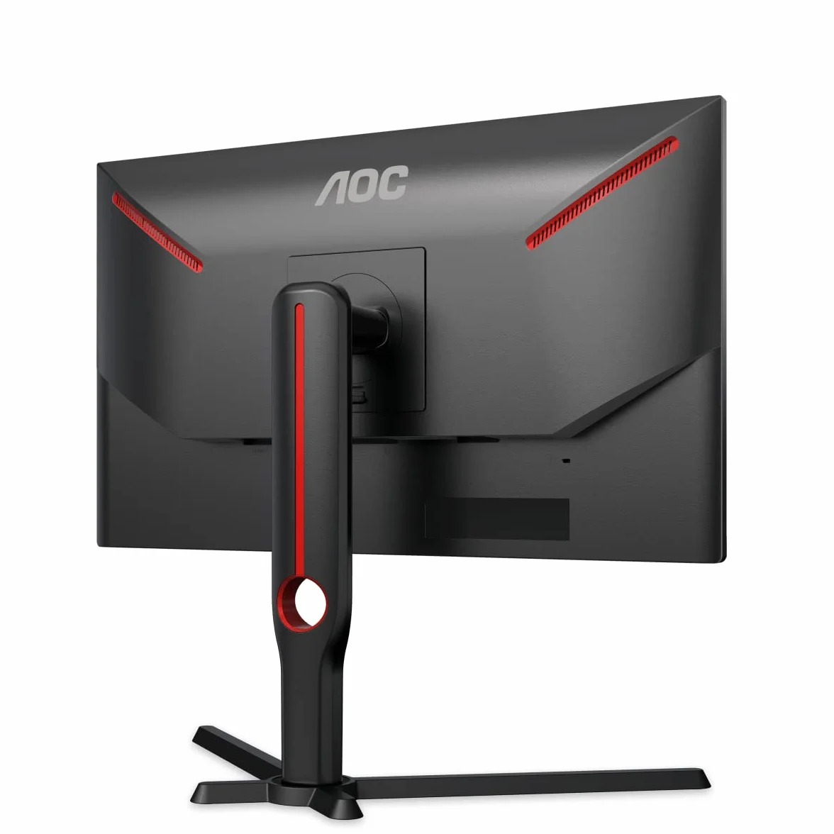AOC Gaming 25G3ZM/BK - Monitor FHD de 25", 240 Hz, 0.5 ms MPRT, Plano, FreeSync Premium, Ajustable (VA, 1920x1080, HDMI 2.0 x 2, DisplayPort 1.2 x 1, Headphone out (3.5mm)) negro/rojo