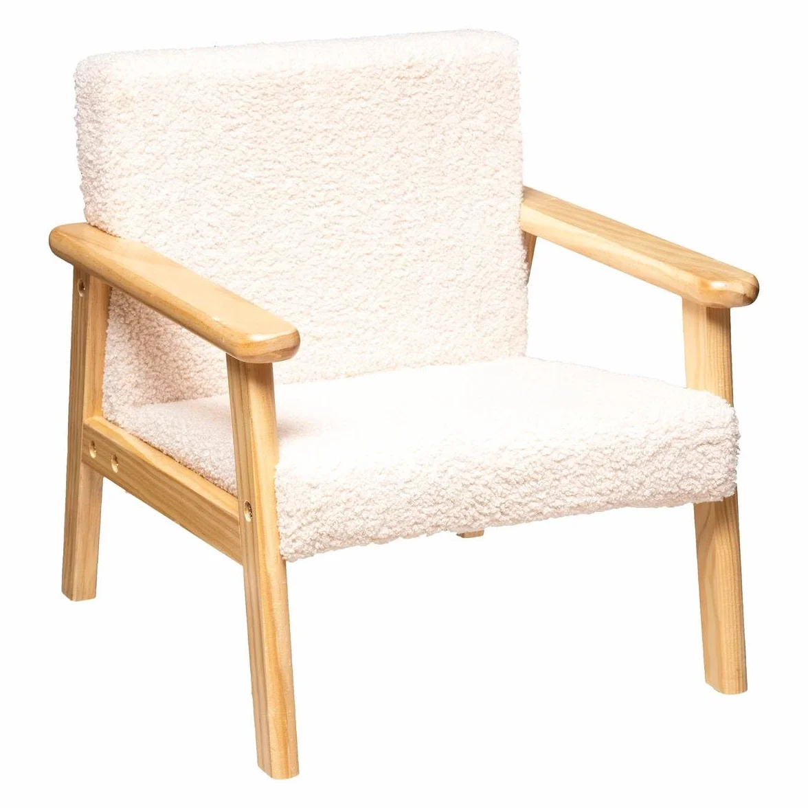 Sillón Infantil Basile Crudo Felpa Atmosphera