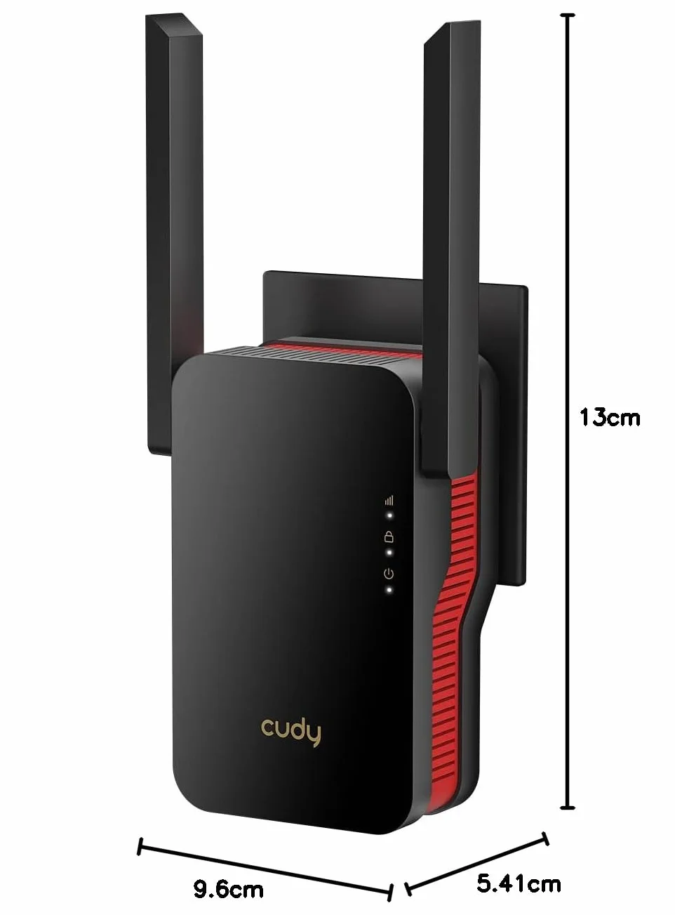 Cudy AX3000 Repetidor WiFi 6 Doble Banda, Extensor y Amplificador WiFi con Cobertura hasta 280 m² para 70 Dispositivos, 802.11ax, 160 MHz, MU-MIMO, Beamforming, OFDMA, WPA3