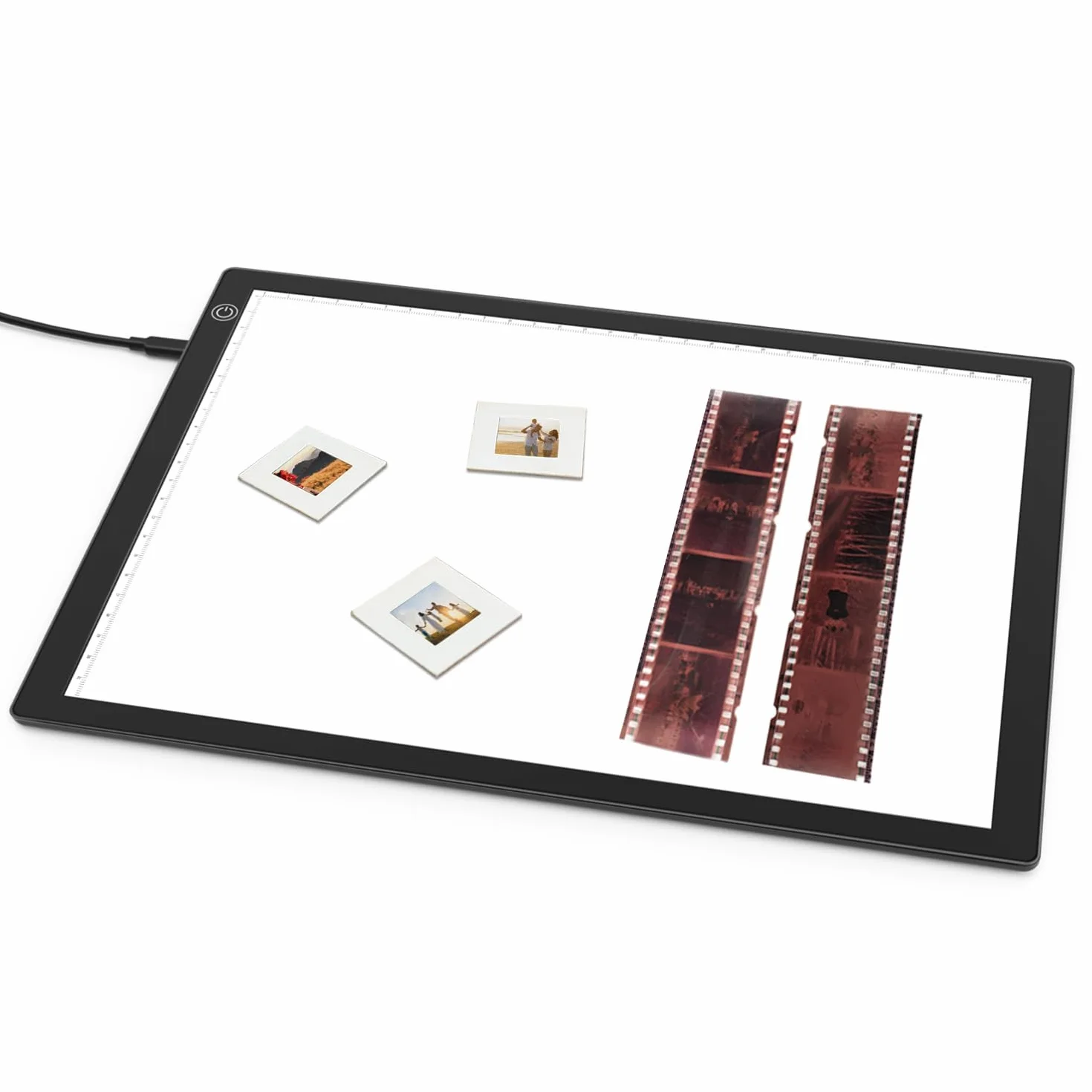 DigitPro Escáner de Negativos Diapositivas, 12 x 9 inch Visor de Diapositivas de luz LED Portátil Ultradelgado | luz de fondo para convierte negativos y diapositivas de 35 mm en imágenes digitales