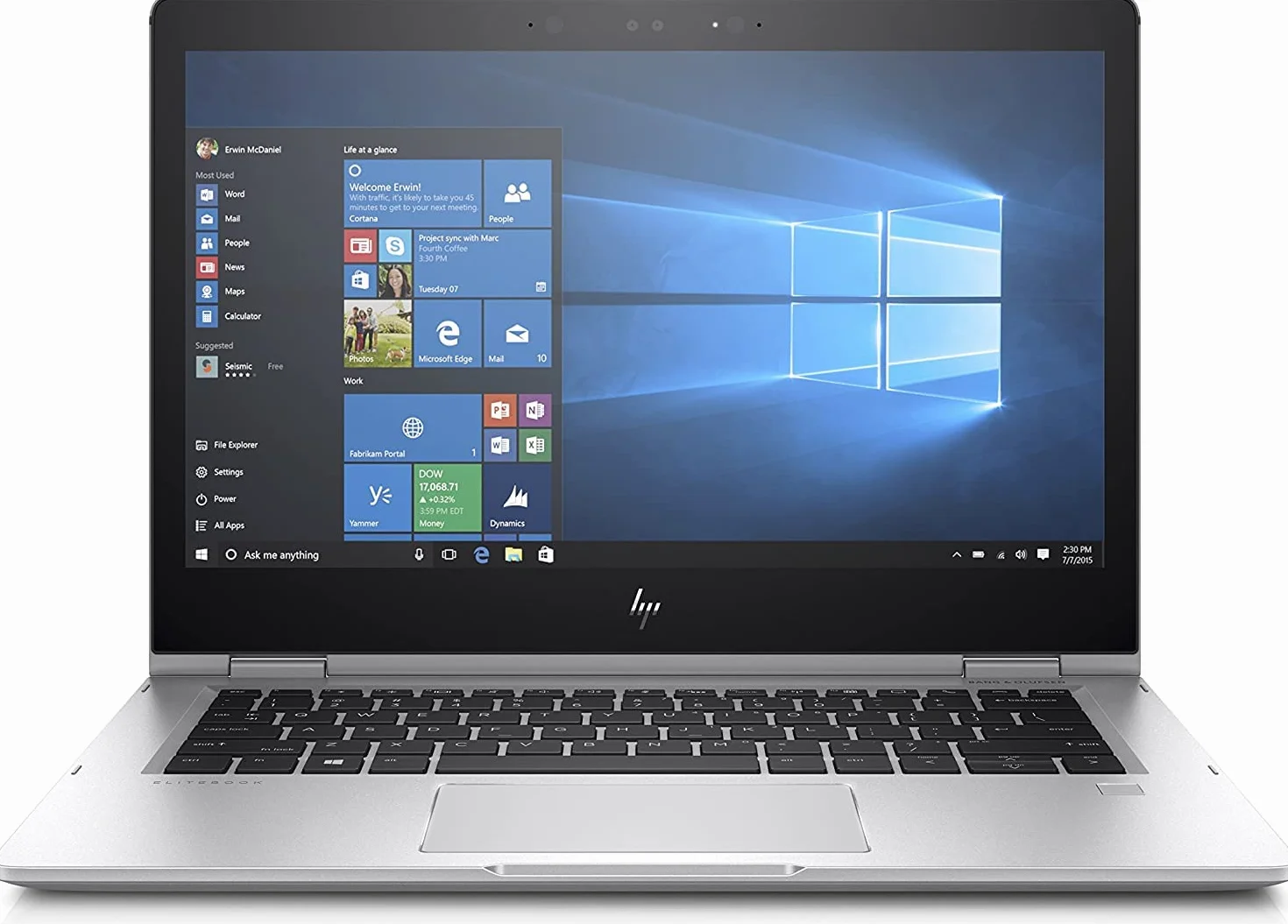 HP Elitebook X360 1030 G2 | Core i5-7200 | 8 GB RAM | SSD 256 GB | 13,3″ FHD Touch Convertible (reacondicionado)